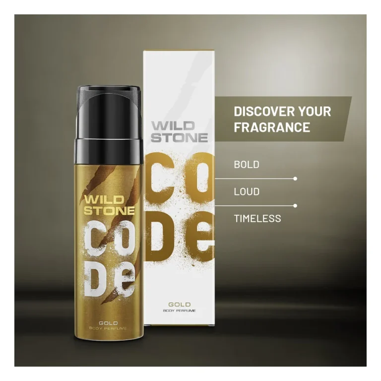 Wild Stone Code Gold Body Perfume Spray 120 ml