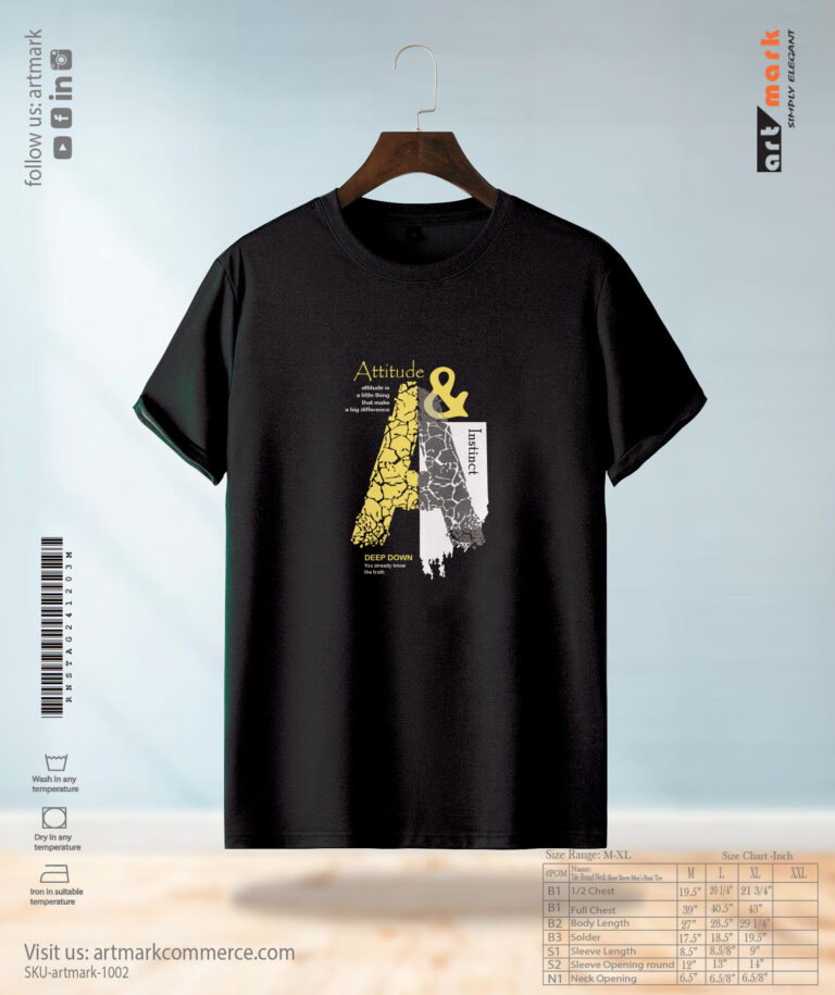 Men’s Regular Round Neck T-shirt Combo-4