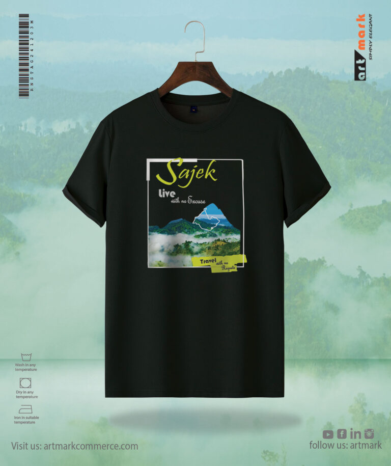 Men’s Regular Round Neck Sajek T-shirt