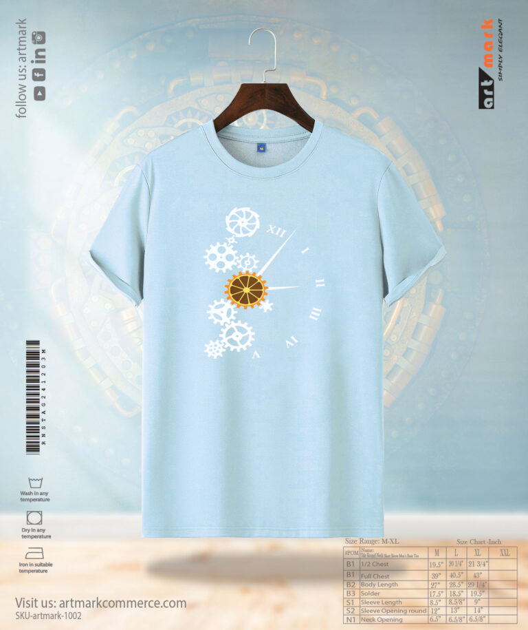 Men’s Regular Round Neck Tiger T-shirt (Copy)